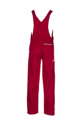 Planam Latzhose Canvas 320 rot/rot
