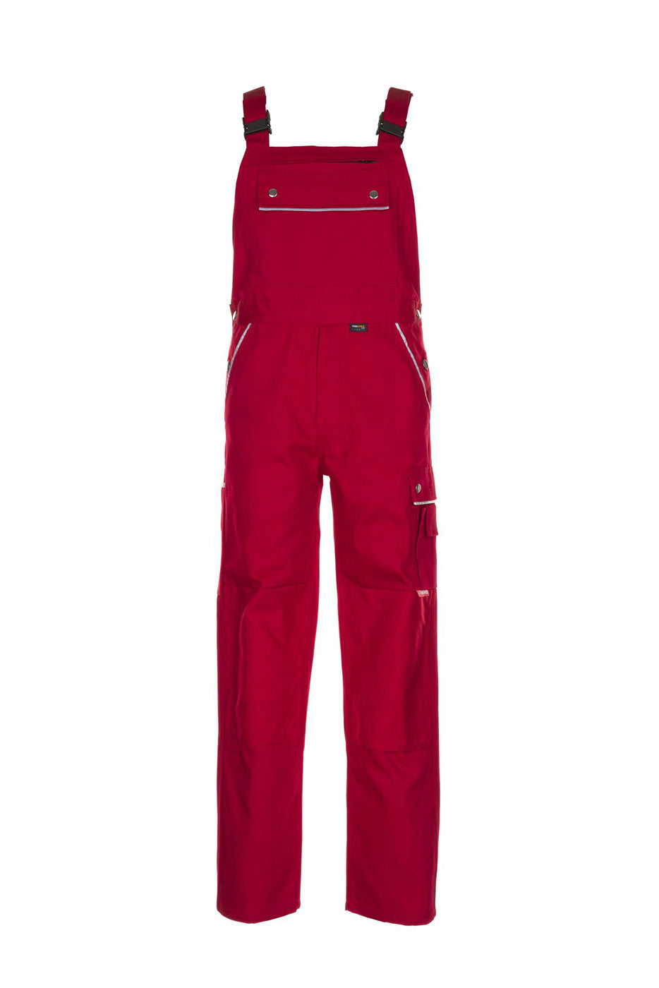 Planam Latzhose Canvas 320 rot/rot