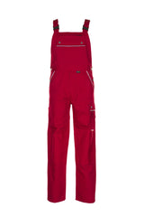 Planam Latzhose Canvas 320 rot/rot