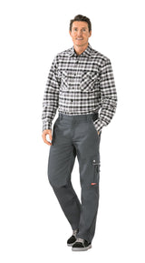 Planam Thermohose Canvas 320 grau