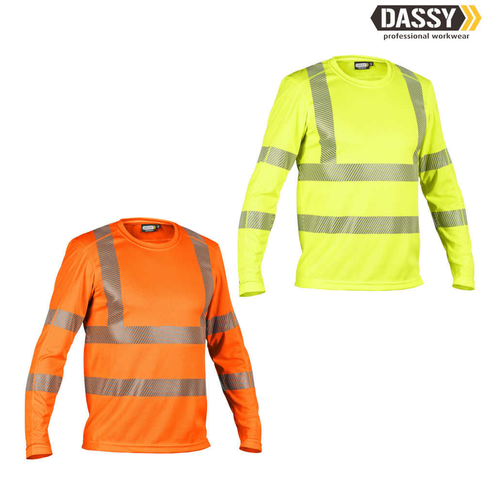 DASSY Carterville Warnschutz UV-T-Shirt mit langen Ärmeln