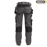 DASSY FLUX Arbeitshose Stretch anthrazitgrau schwarz