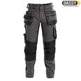 DASSY FLUX Arbeitshose Stretch anthrazitgrau schwarz