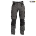 DASSY® Helix Arbeitshose Stretch D-Flex grau schwarz