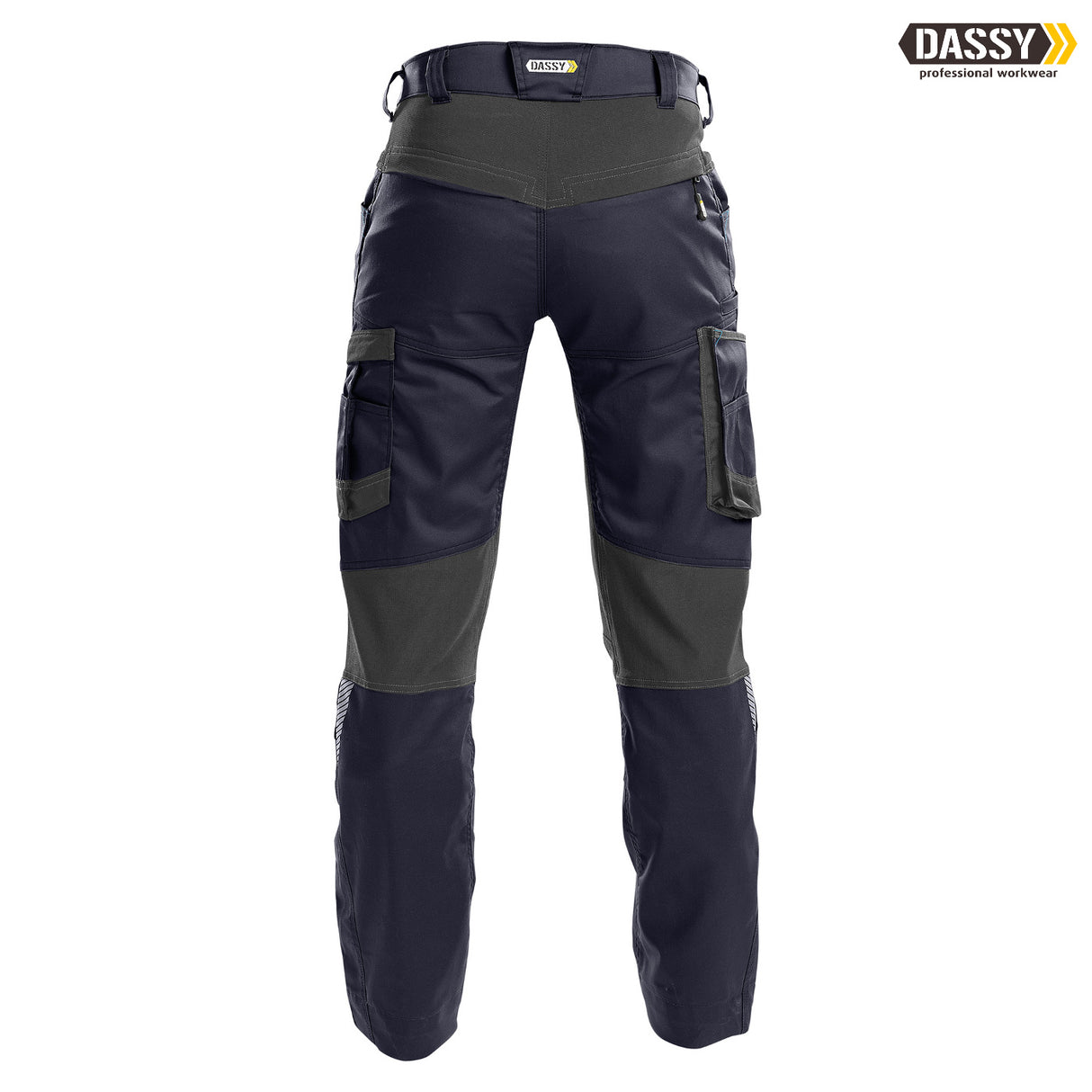 DASSY® Helix Arbeitshose Stretch D-Flex nachtblau grau
