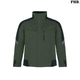 FHB LARS Arbeitsjacke Winter oliv schwarz