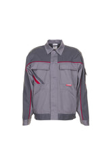 Planam Bundjacke Highline zink/schiefer/rot