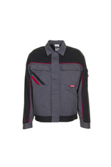 Planam Bundjacke Highline schiefer/schwarz/rot