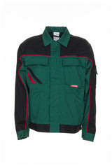 Planam Bundjacke Highline grün/schwarz/rot