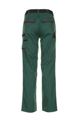 Planam Bundhose Highline grün/schwarz/rot