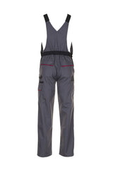 Planam Latzhose Highline schiefer/schwarz/rot