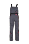 Planam Latzhose Highline schiefer/schwarz/rot