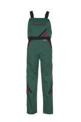 Planam Latzhose Highline grün/schwarz/rot