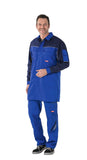 Planam Berufsmantel Highline kornblau/marine/zink