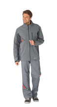 Planam Softsjacke Highline zink/schiefer/rot