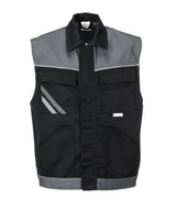 Planam Weste Highline schwarz/schiefer/zink