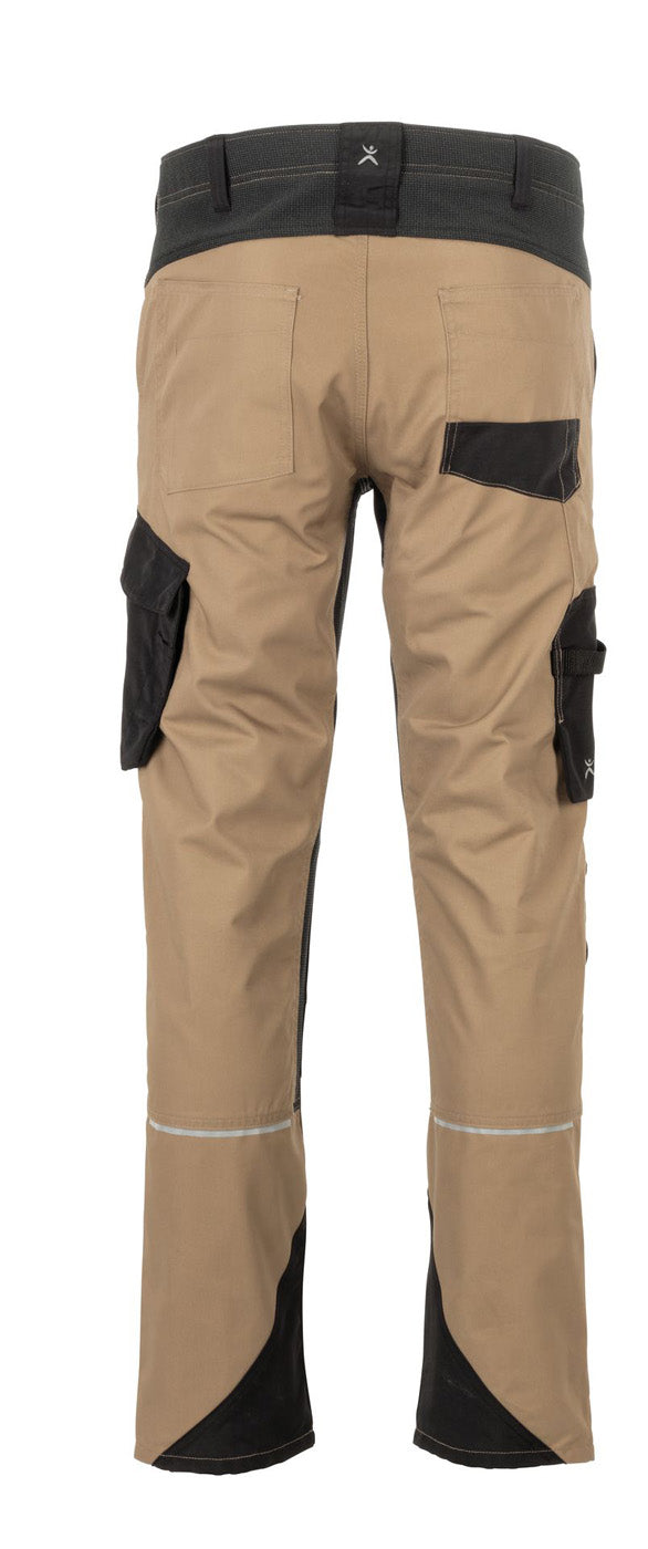 Planam Herren Bundhose Norit sand/schwarz