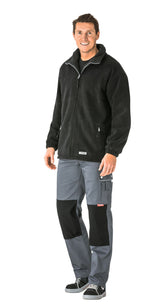 Planam Stream Fleecejacke Outdoor schwarz/anthrazit