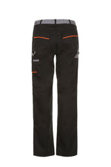 Planam Bundhose Visline schwarz/orange/zink