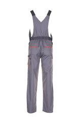 Planam Latzhose Visline zink/orange/schiefer