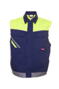 Planam Weste Visline marine/gelb/zink
