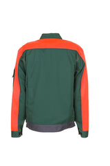 Planam V1 Bundjacke Visline grün/orange/schiefer