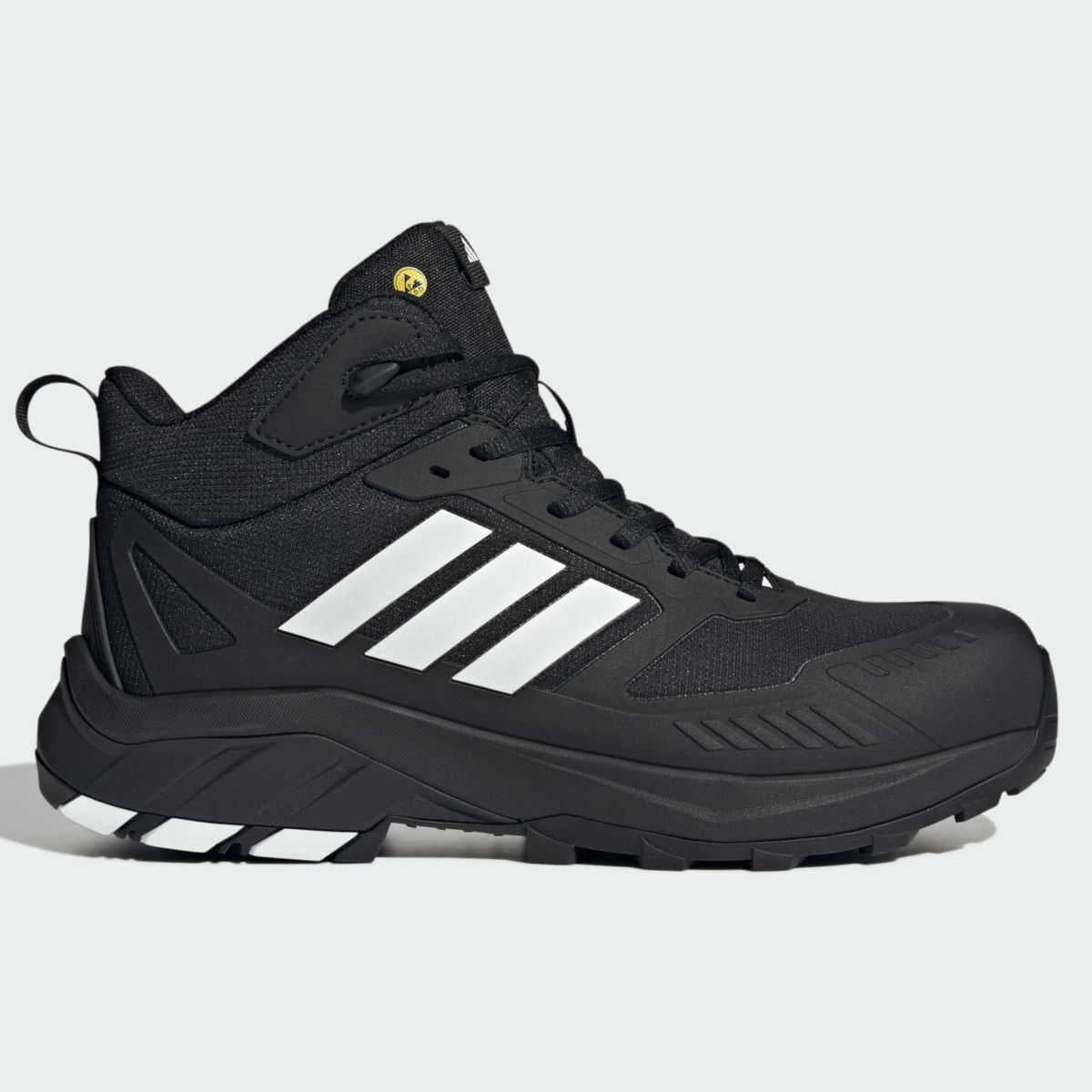 adidas GRADIX MID S3S ESD Sicherheitsstiefel Black White Seitenansicht