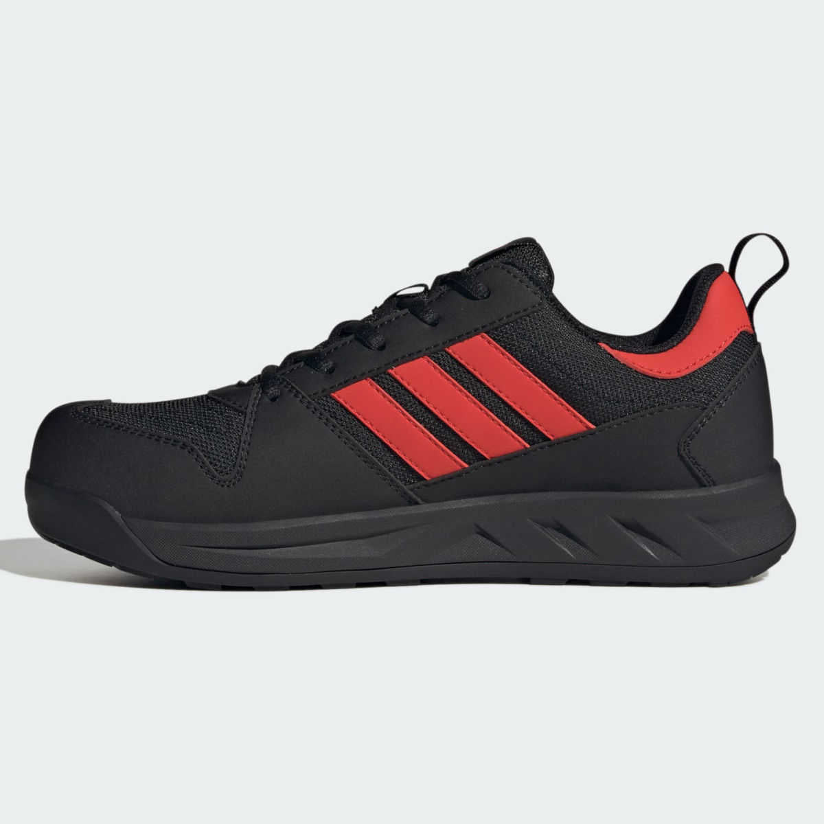 adidas MOTIX Low S1PS Sicherheitsschuhe – Paar in Schwarz/Rot, Größen 39 bis 48