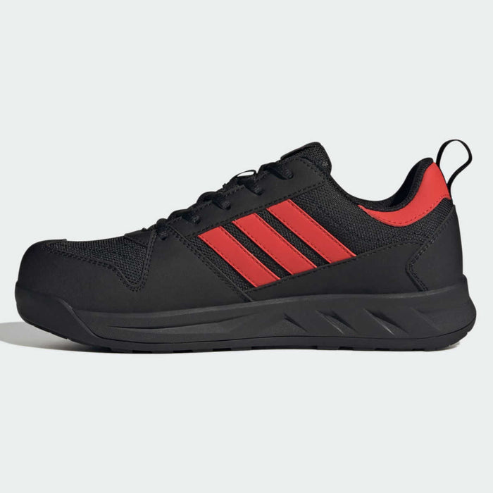 adidas MOTIX Low S1PS Sicherheitsschuhe – Paar in Schwarz/Rot, Größen 39 bis 48