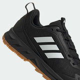 adidas TORAVA S3S Sicherheitsschuh schwarz-weiß – gewebte Gurtband-Ösen im Detail