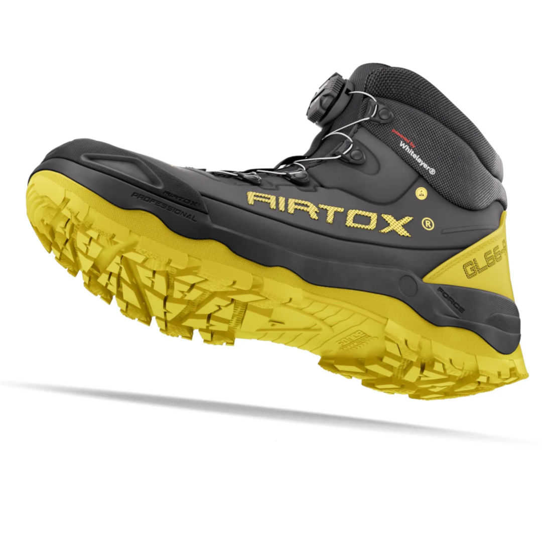Airtox GL66-R Sicherheitsschuhe S3S BOA schwarz-gelb
