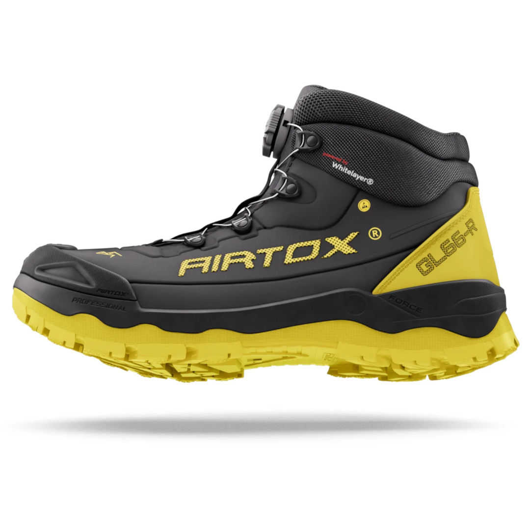 Airtox GL66-R Sicherheitsschuhe S3S BOA schwarz-gelb