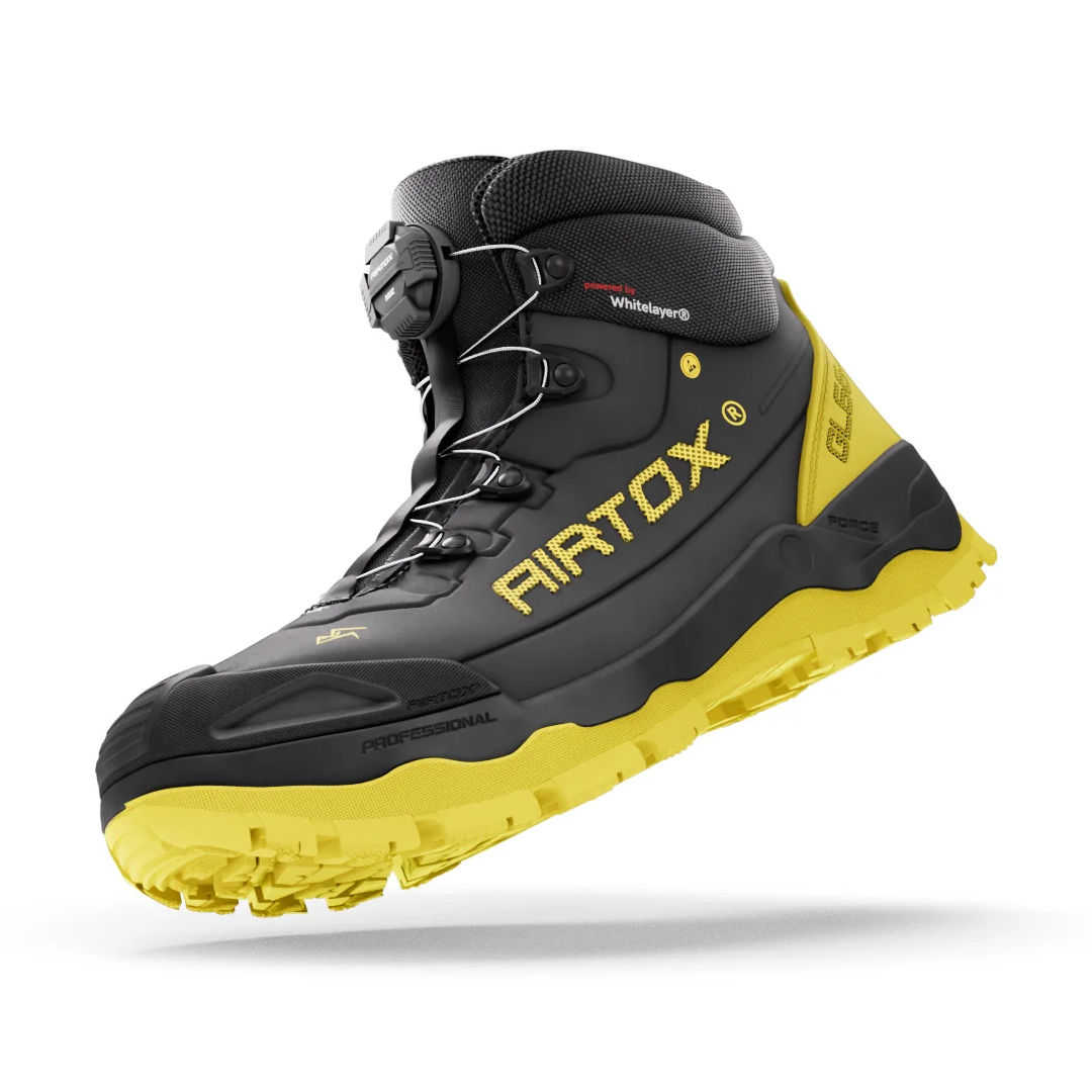 Airtox GL66-R Sicherheitsschuhe S3S BOA schwarz-gelb