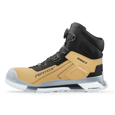 Airtox RS67 Sicherheitsstiefel – wasserdicht, winterfest bis -30 °C, mit transparenter Hightech-Sohle