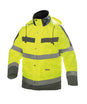 DASSY® Atlantis Warnschutz Regen- Parka neongelb/zementgrau