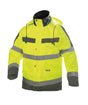 DASSY® Atlantis Warnschutz Regen- Parka neongelb/zementgrau