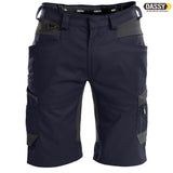 DASSY® Axis Short mit Stretch nachtblau grau d-flex