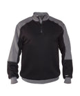 DASSY® Basiel Zweifarbiges Sweatshirt schwarz/zementgrau