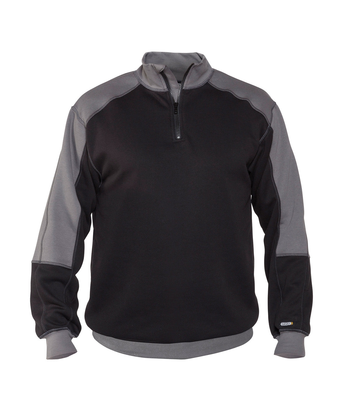 DASSY® Basiel Zweifarbiges Sweatshirt schwarz/zementgrau