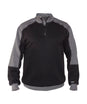 DASSY® Basiel Zweifarbiges Sweatshirt schwarz/zementgrau