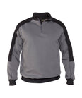 DASSY® Basiel Zweifarbiges Sweatshirt zementgrau/schwarz