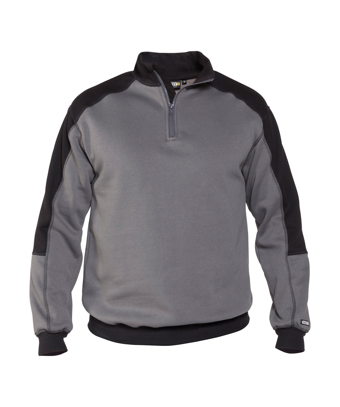 DASSY® Basiel Zweifarbiges Sweatshirt zementgrau/schwarz