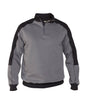 DASSY® Basiel Zweifarbiges Sweatshirt zementgrau/schwarz