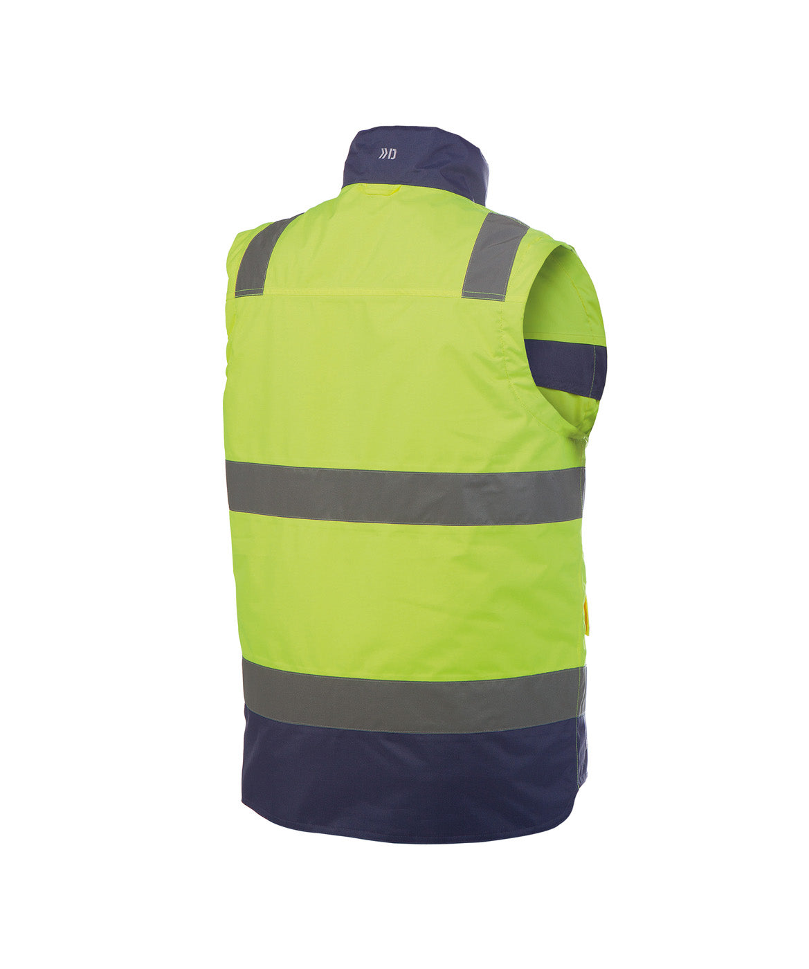 DASSY® Bilbao Warnschutz Weste neongelb/dunkelblau