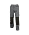 DASSY® Boston Zweifarbige Bundhose mit Kniepolstertaschen zementgrau/schwarz