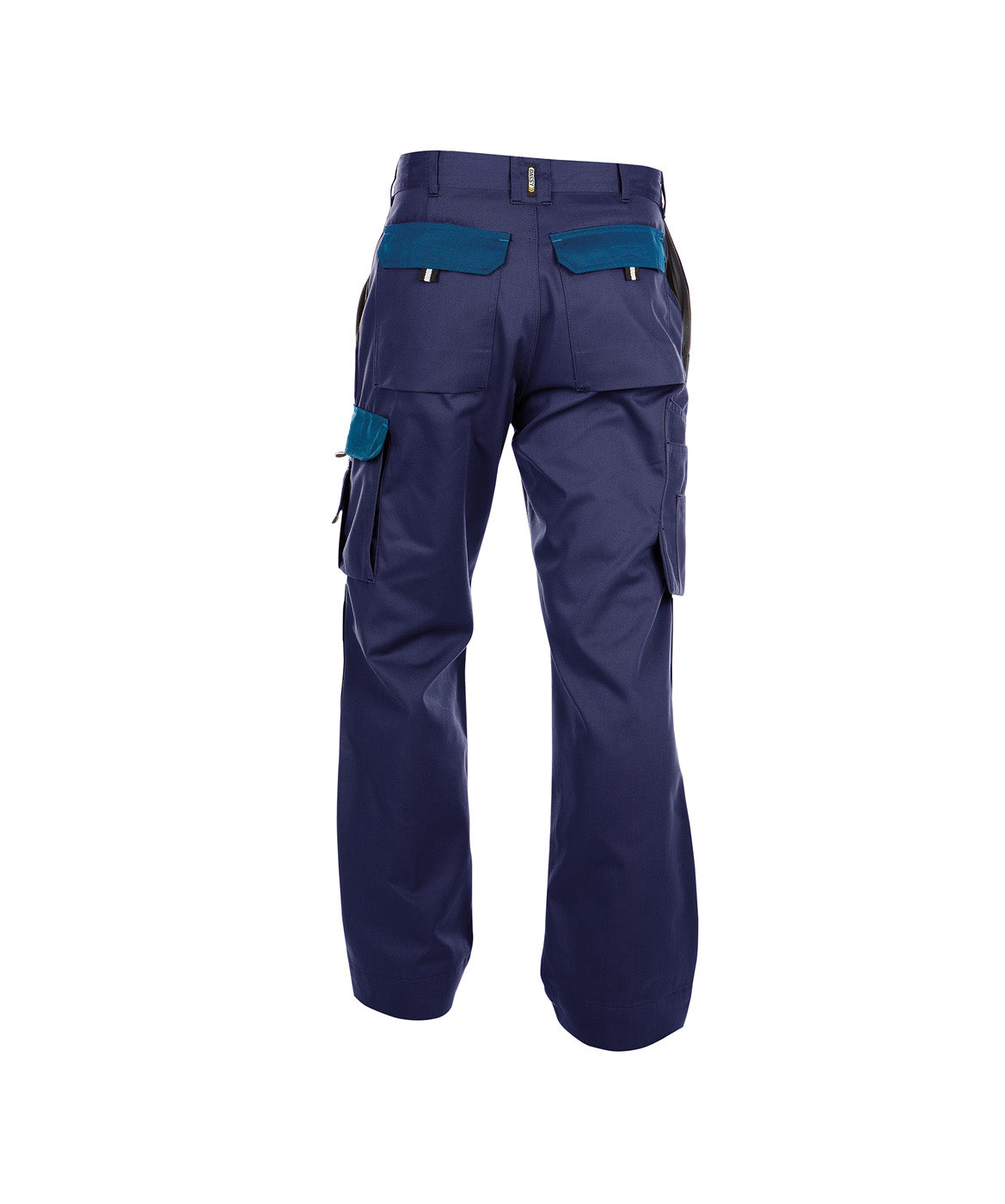 DASSY® Boston Zweifarbige Bundhose mit Kniepolstertaschen dunkelblau/kornblau
