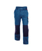 DASSY® Boston Zweifarbige Bundhose mit Kniepolstertaschen kornblau/dunkelblau
