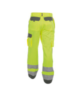 DASSY® Buffalo Warnschutz Bundhose mit Kniepolstertaschen neongelb/zementgrau