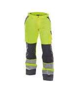 DASSY® Buffalo Warnschutz Bundhose mit Kniepolstertaschen neongelb/zementgrau