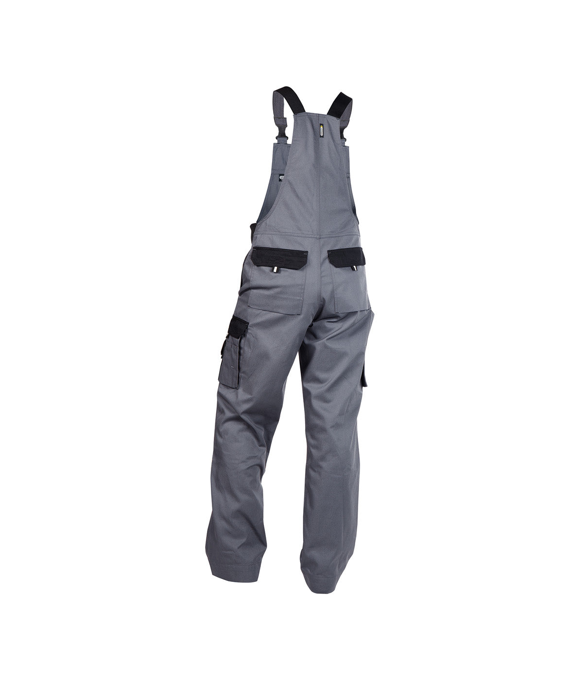DASSY® Calais Zweifarbige Latzhose zementgrau/schwarz